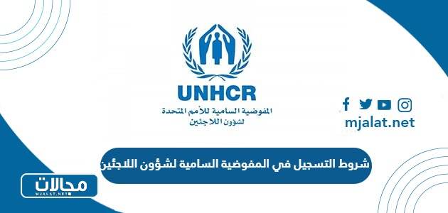 شروط التسجيل في المفوضية السامية لشؤون اللاجئين في السعودية 2024 بالتفصيل